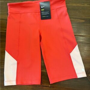 Nike Girls Tight Fit Training Dri-Fit Shorts NWT Size Large